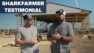 SharkFarmer's Pole Barn Testimonial