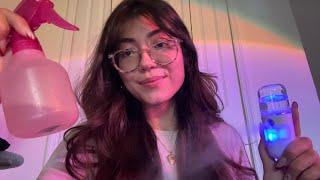 Lofi ASMR Spraying Your Cute Face  Liquid & Hand Sounds 