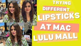 LIPSTICK MAKEOVER AT MAC , lulu mall | Kitchen tales by Neethu