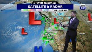 Storm Tracker Forecast: Heavy rain, snow & strong winds Thursday