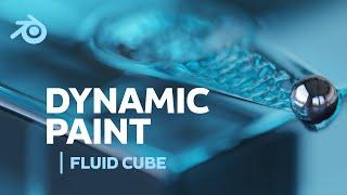 Blender 3D: Dynamic Paint Fluid Cube