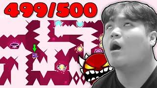 DORAMI vs FURY OF 500 (XXXXL EXTREME PLATFORMER DEMON) | Geometry Dash 2.2