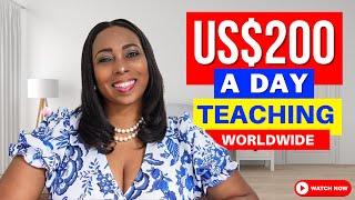 Make US$200 A Day Teaching Online With These Websites, Make Money Online