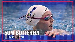 Winner Claire Curzan | Women's 50 Fly A Final  | Phillips 66 International Team Trials