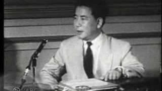 Vietnam War - Ngo Dinh Diem on Geneva Agreement of 1954