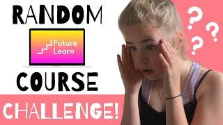 RANDOM FUTURELEARN COURSE CHALLENGE!! STUDY WITH ME (ish)