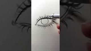 Drawing eyes art #art #eyes #tutorial #sketch #shorts