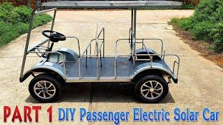 Build a Passenger Electric Solar Car at Home - Tutorial - Part 1