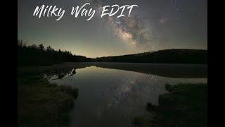 Creating A Clean Milky Way Edit From A Time Lapse Sequence Of Images