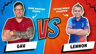 CAN I GET BEATEN BY A 10-YEAR-OLD?! | GAV VS LENNON - 1 LEG OF 501