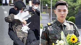 bts news today! Sweet Moment! Min Yoongi Welcomed with Warm Hugs from ARMY, Melting Hearts!