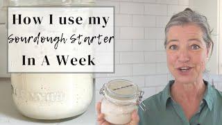 How I ACTUALLY use my Sourdough Starter in A Week