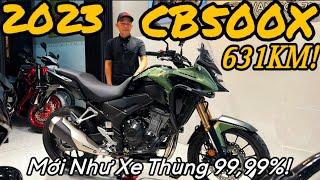 CB500X 2023 lăn bánh chỉ 631KM mới keng như xe thùng giá siêu yêu mời anh em lựa chọn tham khảo 