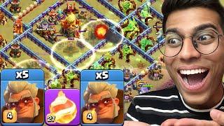 I MAXED DRUID to use this TRICK (Clash of Clans)