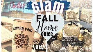 GLAM HOME OFFICE REVEAL | GLAM FALL DECOR | CHELLESGLAMHOME