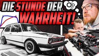 JETZT MUSS er ABLIEFERN! - Golf 1 GTI 2.0 16V - LEISTUNGSJAGD mit Programmierer & Motorenbauer!