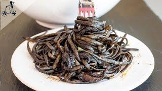 The Spooky Pasta With Squid Ink Cuttlefish