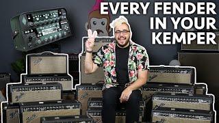 Every 1965 Fender Amp in your Kemper! (All 13 Amps compared!)