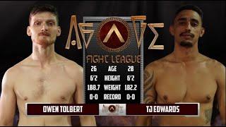 AFL VII Owen Tolbert VS TJ Edwards SUB OF THE NIGHT/ MMA Match