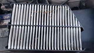 Hyundai Tucson 2.4L Air Filter Change Replacement DIY 2012 and Others Similar