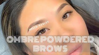 Ombre Powdered Brows| The Process