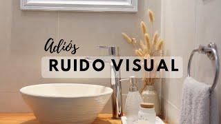 CÓMO ELIMINAR EL RUIDO VISUAL Y VIVIR EN UN AMBIENTE AGRADABLE- Minimalismo simple