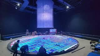 Immersive Indoor LED Floor Tile Screen | Custom Shapes & Interactive Display Solutions