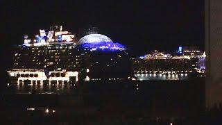 Oasis of the Seas Late Departure and Sun Princess Returns for a Medical Emergency