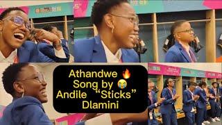 Banyana Banyana Singing Athandwe | Andile Dlamini SINGING Athandwe #banyanabanyana #bafanabafana 