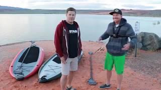 Bass Fishing at Sand Hollow - F11 Inflatable Fishing SUP Board