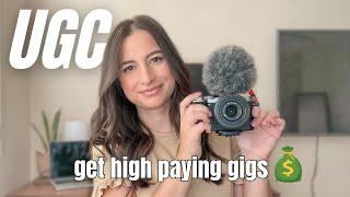 how to get high paying UGC gigs | beginners guide to UGC