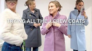 I tried all the J.Crew coats so you don't have to | J.Crew Coats Haul 2024