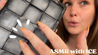 First time trying ASMR with ICE  *so mesmerising* ‍️