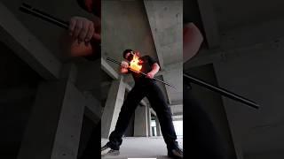 Chinese Fire Swords.#viral #sword #swordvideos #bladesinaction #swordmanshipshowcase #youtubeshorts