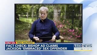 Fact check: Dan Bishop ad claims Jeff Jackson embraced sex offender