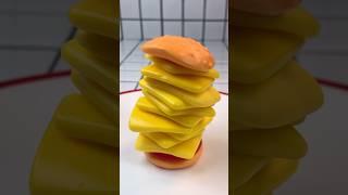 Ultimate cheese burger gummy jelly food mukbang