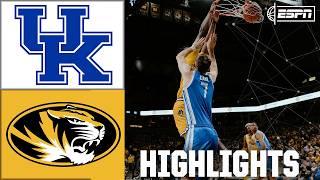  SEC DRAMA  Kentucky Wildcats vs. Missouri Tigers | Full Game Highlights | ESPN CBB