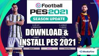 CARA INSTALL EFOOTBALL PES 2021 SEASON UPDATE DI PC & LAPTOP TERMUDAH 2024! LINK MEDIAFIRE