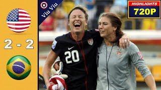 [ Quarter-Final ] USA vs Brazil 2-2 All Goals & Highlights | 2011 WWC