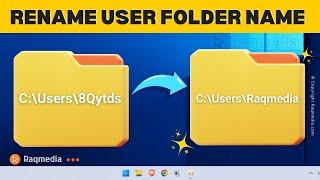 How To Rename User Folder Name in Windows 11  2024 Change the Name of a User Profile Folder