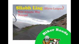 Biker Roads  Sliabh Liag (Slieve League) Co Donegal, Ireland. Wild Atlantic Way