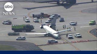 Delta flight tears off plane's tail on Atlanta airport taxiway