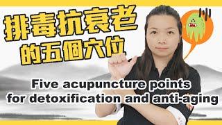 五臟排毒 抗衰老穴位按摩｜心肝脾肺腎 除毒素｜Five acupuncture points for detoxification and anti-aging