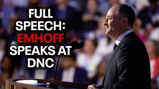 FULL SPEECH: Second Gentleman Doug Emhoff addresses DNC