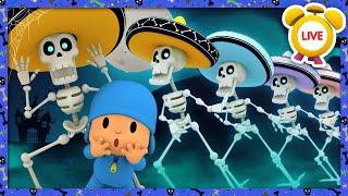  LIVEPOCOYO in ENGLISH - The Funniest Skeletons | Full Episodes | VIDEOS & CARTOON for KIDS