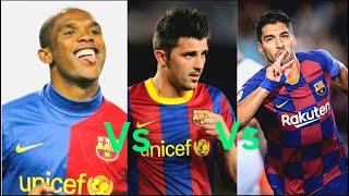 Samuel Eto'o vs David Villa vs Luis Suárez | Goals and Skills Comparison