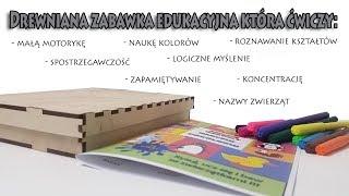 Kreatywna Drewniana Zabawka Edukacyjna