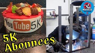 5K Abonnees!! en een klein projectje lassen