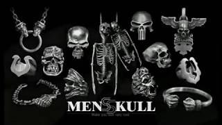 Original handmade 925 silver skull jewelry-MENSSKULL