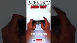 iPhone 16e BEND TEST – Did Apple Finally Fix It?  #shorts#viral